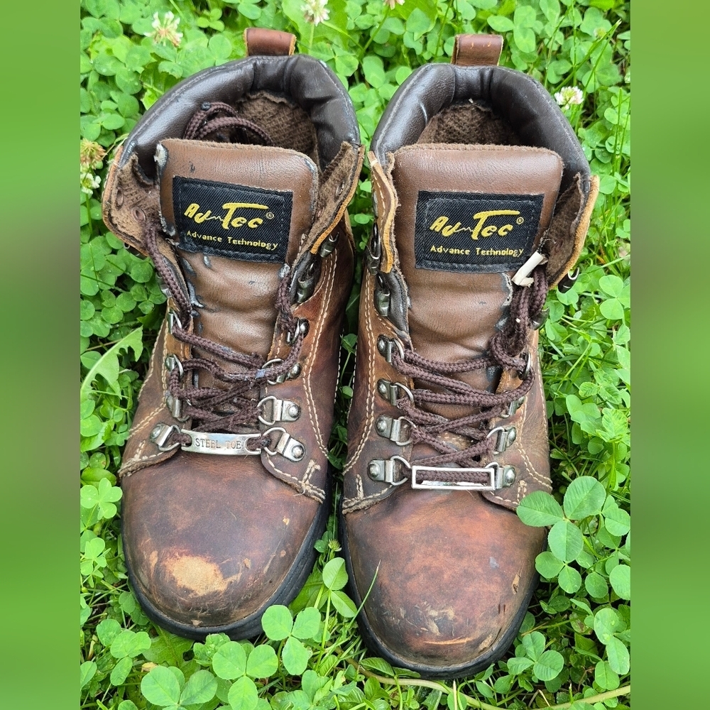 ADT Brown Leather Men's Boots
